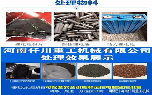 新型锂电池处理设备回收动力锂电池的工艺与优势解析